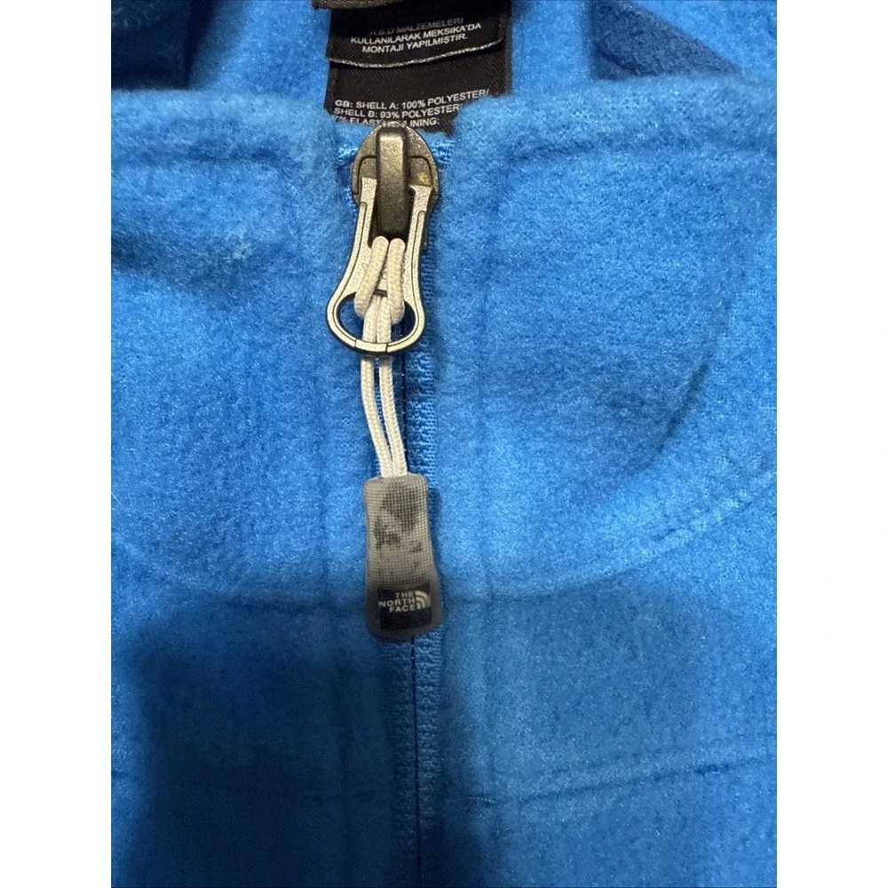 The North Face Men's Blue/Grey Full-Zip Performance Fleece Jacket Size XL